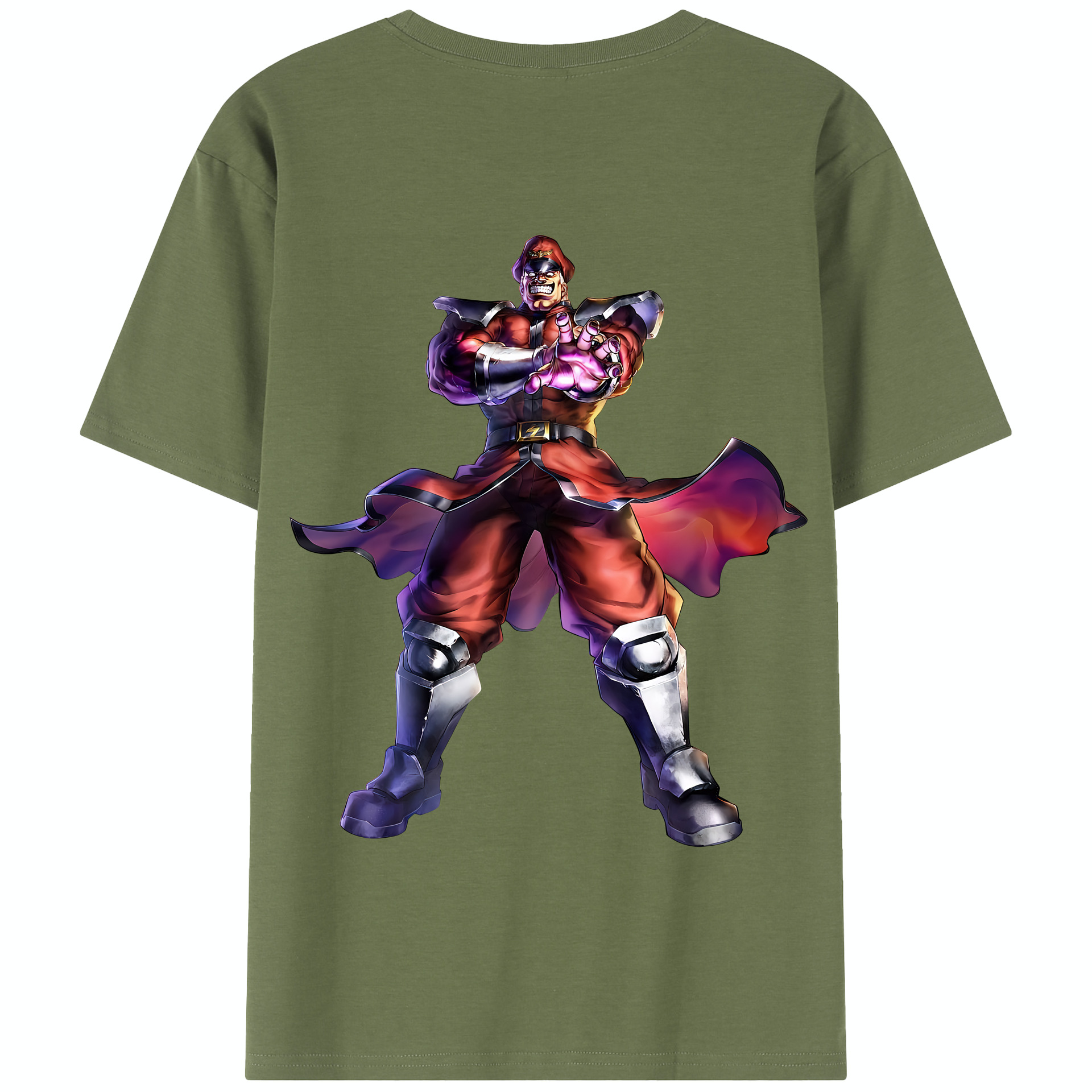 （画像用） 北斗の拳 Fist of the North Star 綿100％半袖Tシャツ（背面プリント）